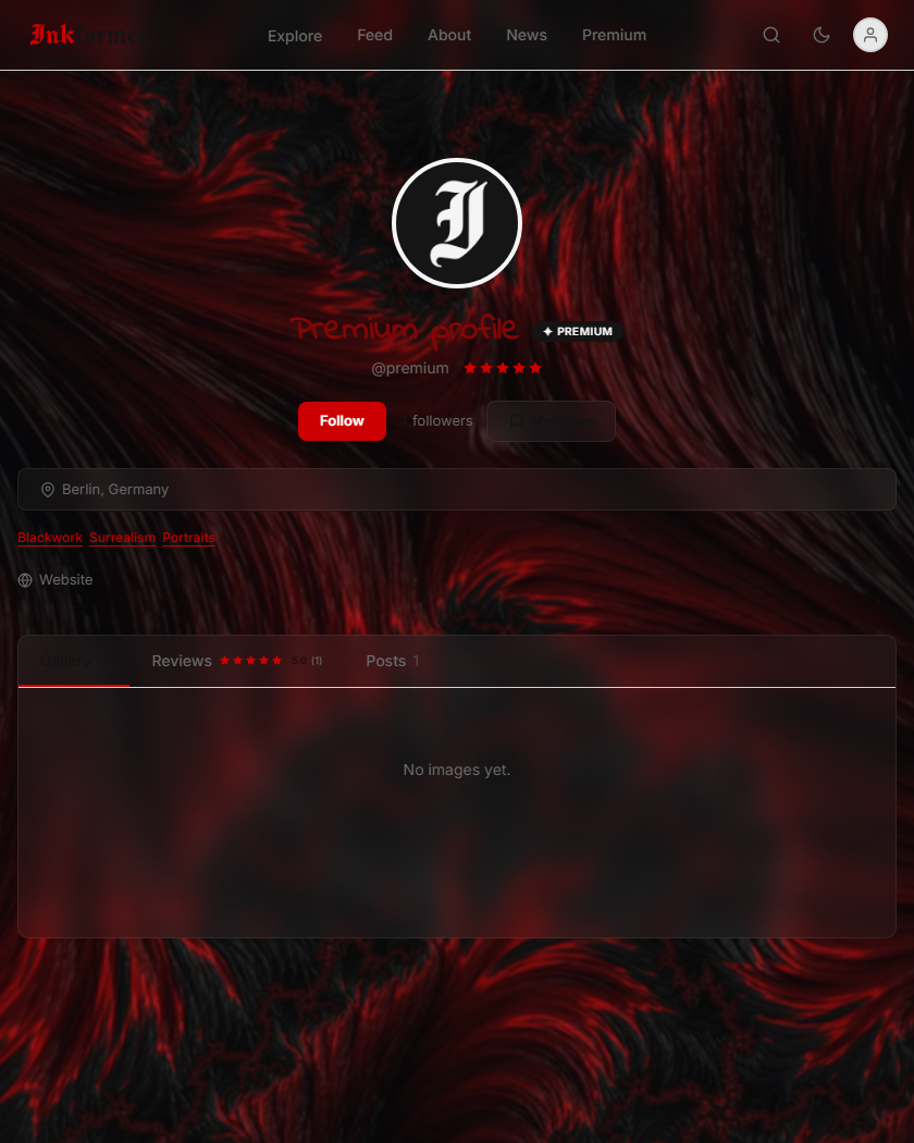 Premium profile example